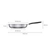 FRYPAN WITH CERAMIC COATING 24CM - FS-1072310