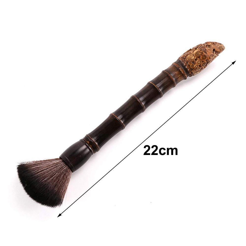 Bamboo Coffee Grinder Cleaning Brush Natural Bristles Vintage Espresso Machine Cleaner Retro Coffee Machine Accessories Cafe Use