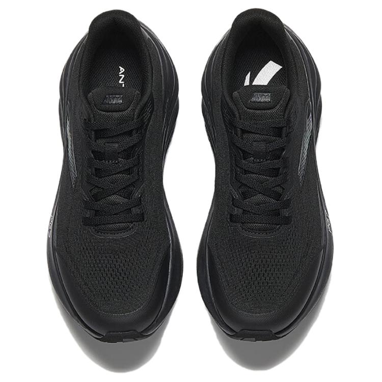 Anta Pg7 Travel 1.5 Men Basic Black Cushioned Breathable Road Running Sneakers 112515508-8