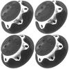 4pcs Aluminum Wheel Hub Cover Nuts Dustproof Cover 17mm Self Locking Hex Nut Adapter
