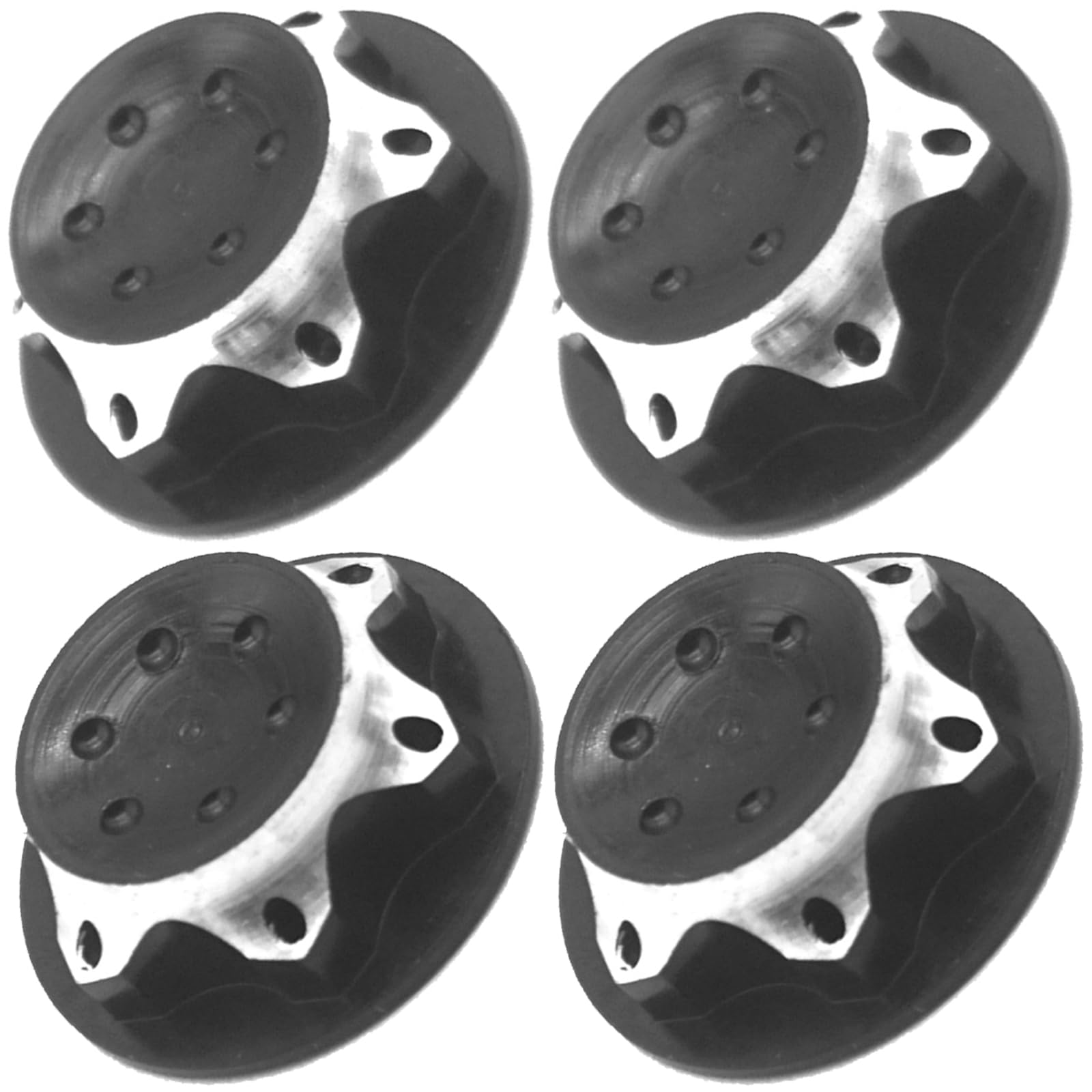 4 шт. Алюминиевая ступичная гайка с пылезащитной крышкой 17 мм Самоблокирующаяся шестигранная гайка-адаптер