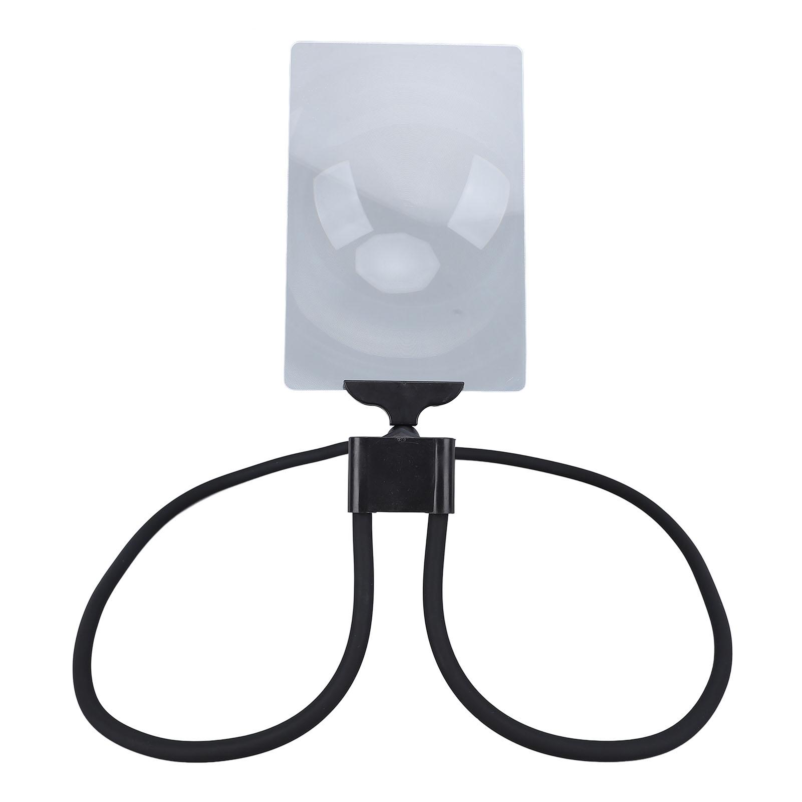 

4X Велика Нашийна Сторінкова Лупа Зменшує Напругу Очей Знімна Нашийна Лупа для Ремонту