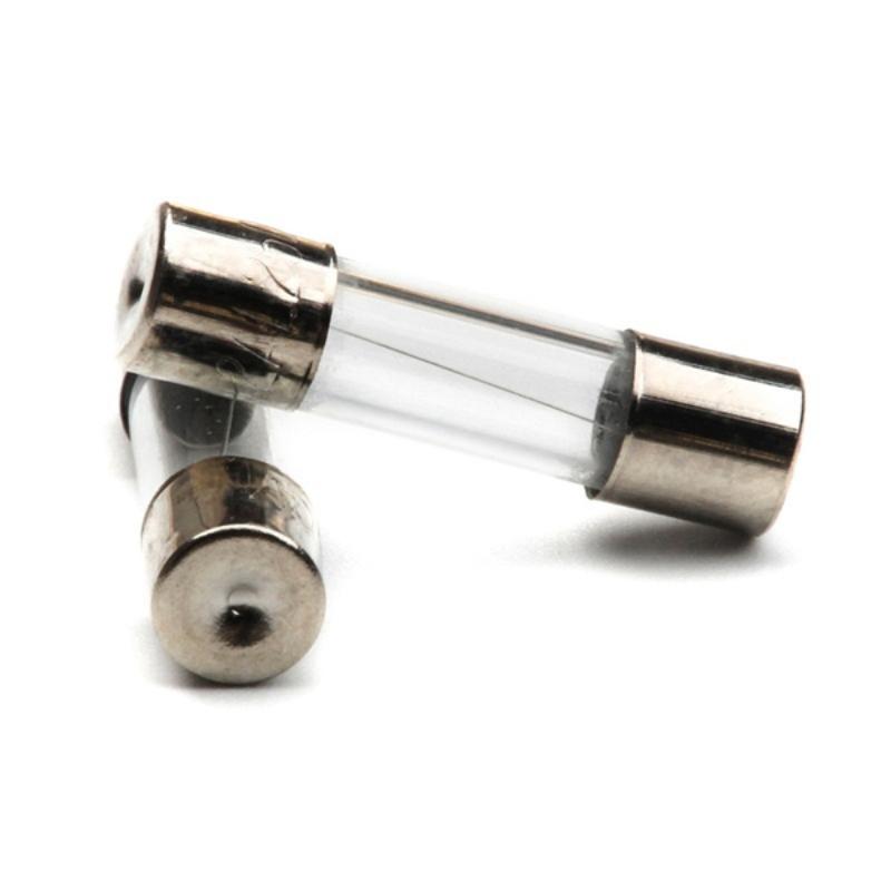 100Pcs Fast-blow Glass Tube Fuses 5*20 Household Fuses Car Glass Tube Fuses Assorted Kit 5X20 with Box Fusiveis 0.1A-30A Fuse Holders1