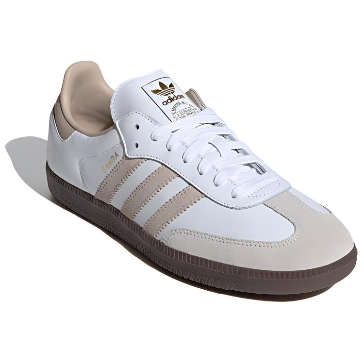 Adidas Samba OG Footwear White Beige Gum Unisex Sneakers Clay-Brown Gum-5 JI0218