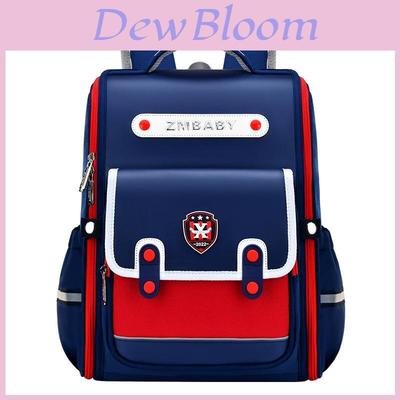 Sesame Baby School Backpack For Kids With Breathable Pu Material And Air Cushion Straps