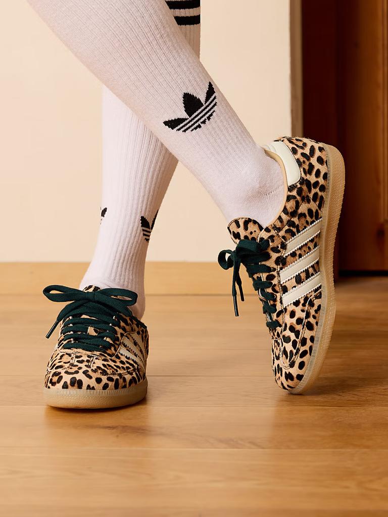 Adidas T-style Shoes SAMBA OG Marbled Leopard Print Sneakers Adidas Clover KI6674
