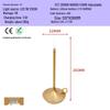 Aladdin-Style Touch Dimming Metal Desk Lamp for Camping & Outdoor Use