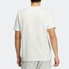 Adidas Solid Color Breathable Round Neck Short Sleeve T-Shirt Unisex Tops White HE5250