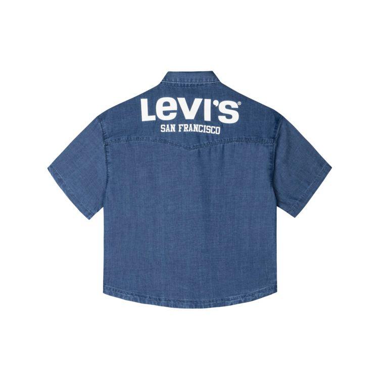 Levis pánska džínsová košeľa s krátkym rukávom a gombíkmi LV2422268GS-001