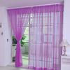 Elegant Sheer Voile Curtains for Living Room 2 Panels, 84 Inches Long, Light Filtering, Multiple Colors Available