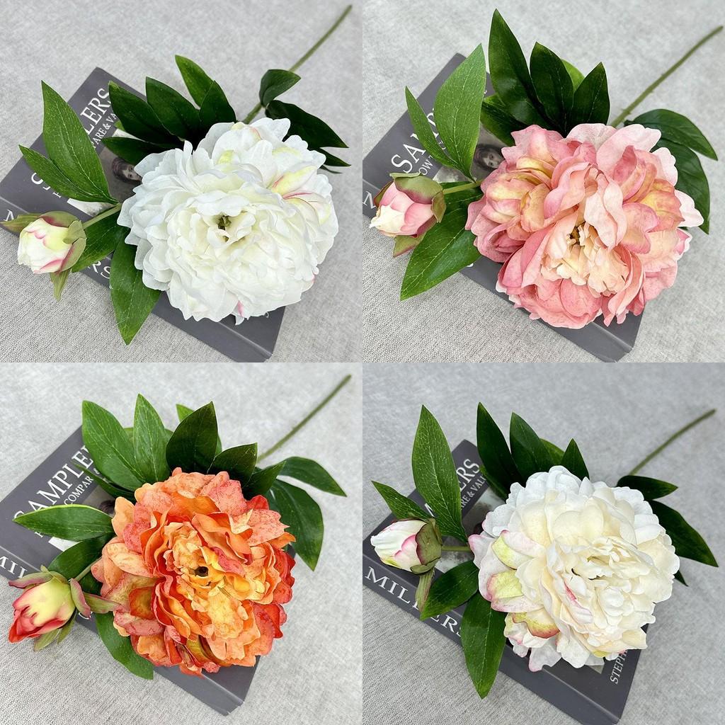 Artificial Flower Peony Wedding Hotel Restaurant Desktop Decoration Ornament