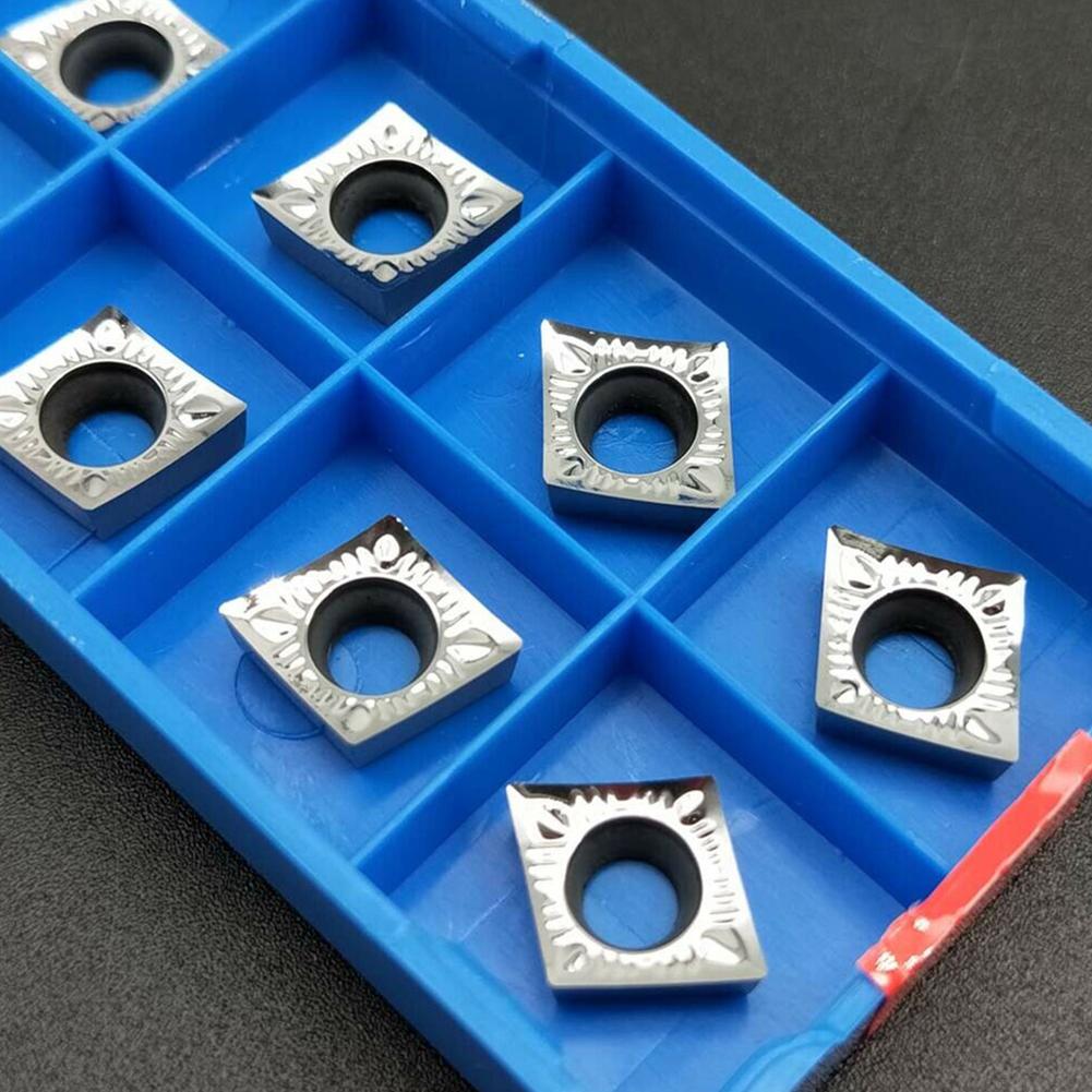 10pcs CCGT09T304-AK H01 CCGT3(2.5)1-AK Carbide Turning Insert for Aluminum CNC Inserts Cutter Metal Tool Lathe Tool
