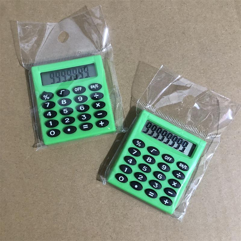 1Pcs Boutique Stationery Small Square Calculator Personalized Mini Candy Color School and Office Electronics Creative Calculator