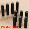 10/100pcs 2ML 3ML 5ML Black Portable Plastic Spray Bottle Perfume Bottle Atomizer Mini Sample Test Tube Thin PET Vials Wholesale