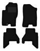 Black Velour Floor Mats For: Nissan Pathfinder 5-seat (pre-facelift) (2005-2010)