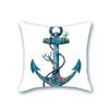 Blue Anchor Nautical Sofa Cushion Cover Nordic Retro Home Fabric Starfish Cushion Pillow Cover