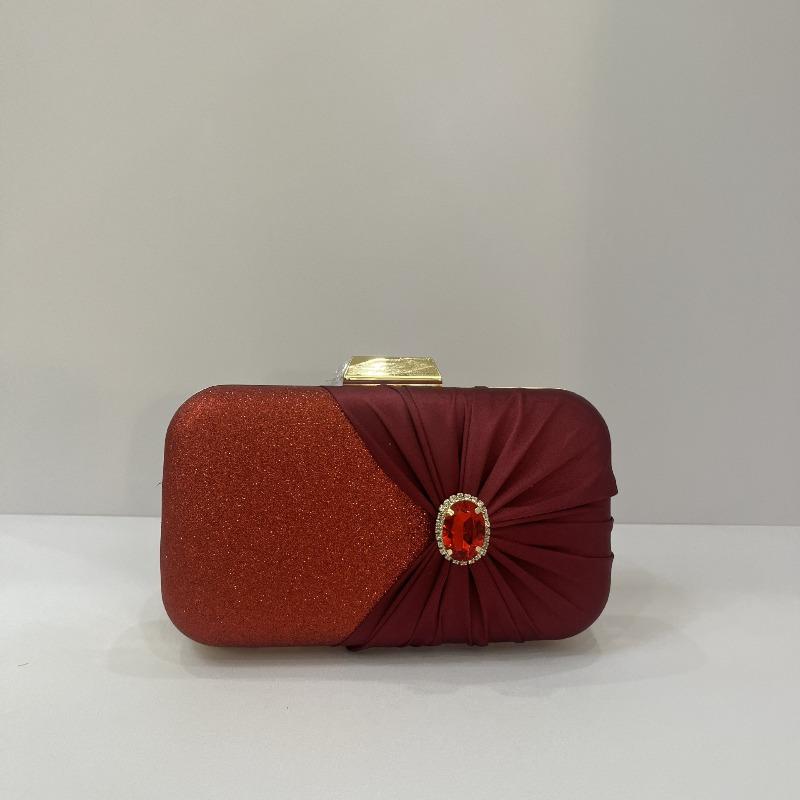New matte texture diamond pleated women s clutch bag luxury party dinner bag light luxury celebrity evening dress women