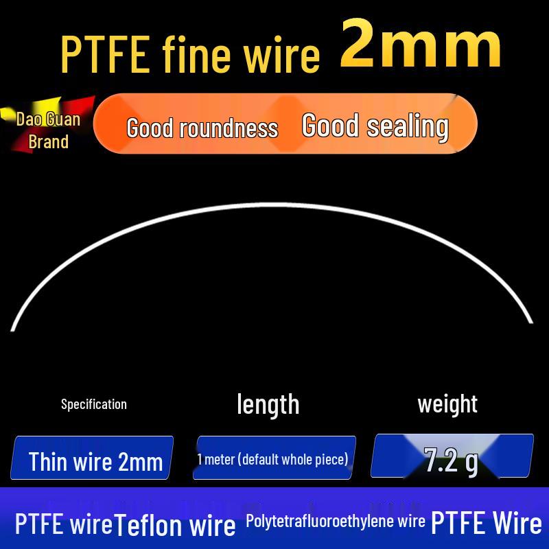 White High-Temperature Resistant PTFE Plastic Rod