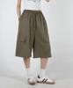 UMM Women'S Big Pocket Bermuda Elastic Waist Shorts 3 Colors