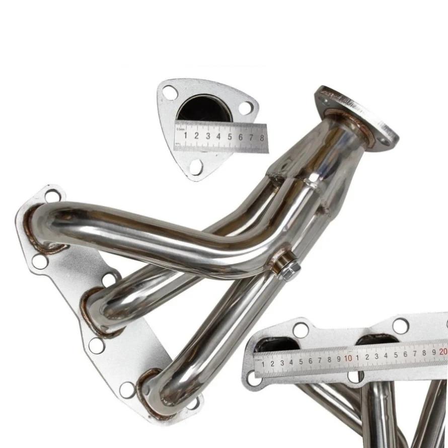 MT001029 52083496 Stainless Steel Exhaust Header For Nissan Altima VQ35DE V6 3.5L 2002-2006 Manual Models Sliver