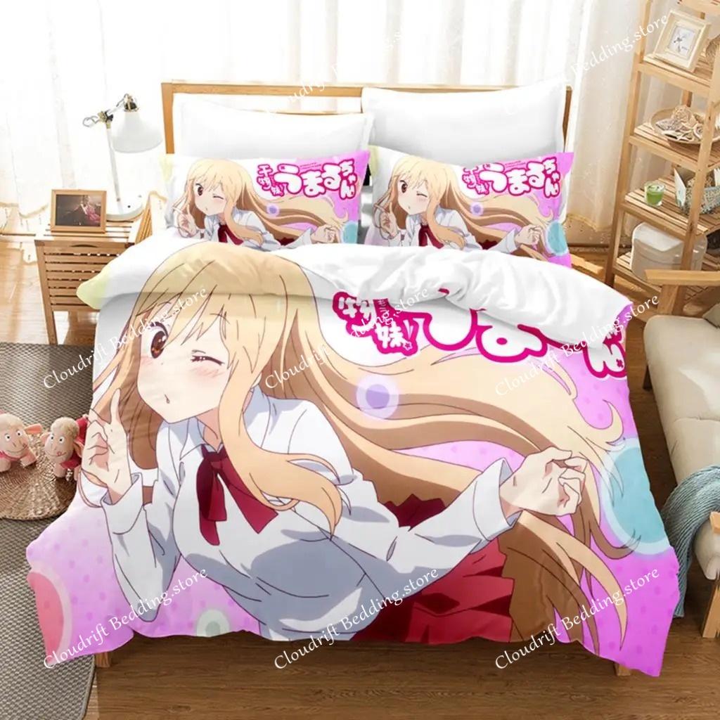 3D Print Anime The Himouto! Umaru-chan Bedding Sets Duvet Cover Set With Pillowcase Twin Full Queen King Bedclothes Bed Linen