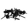 Kunststoff-Nieten für Auto Schwarz 51777171004 Für-E84/X3/F25/E70/X6/E71 Praktisch