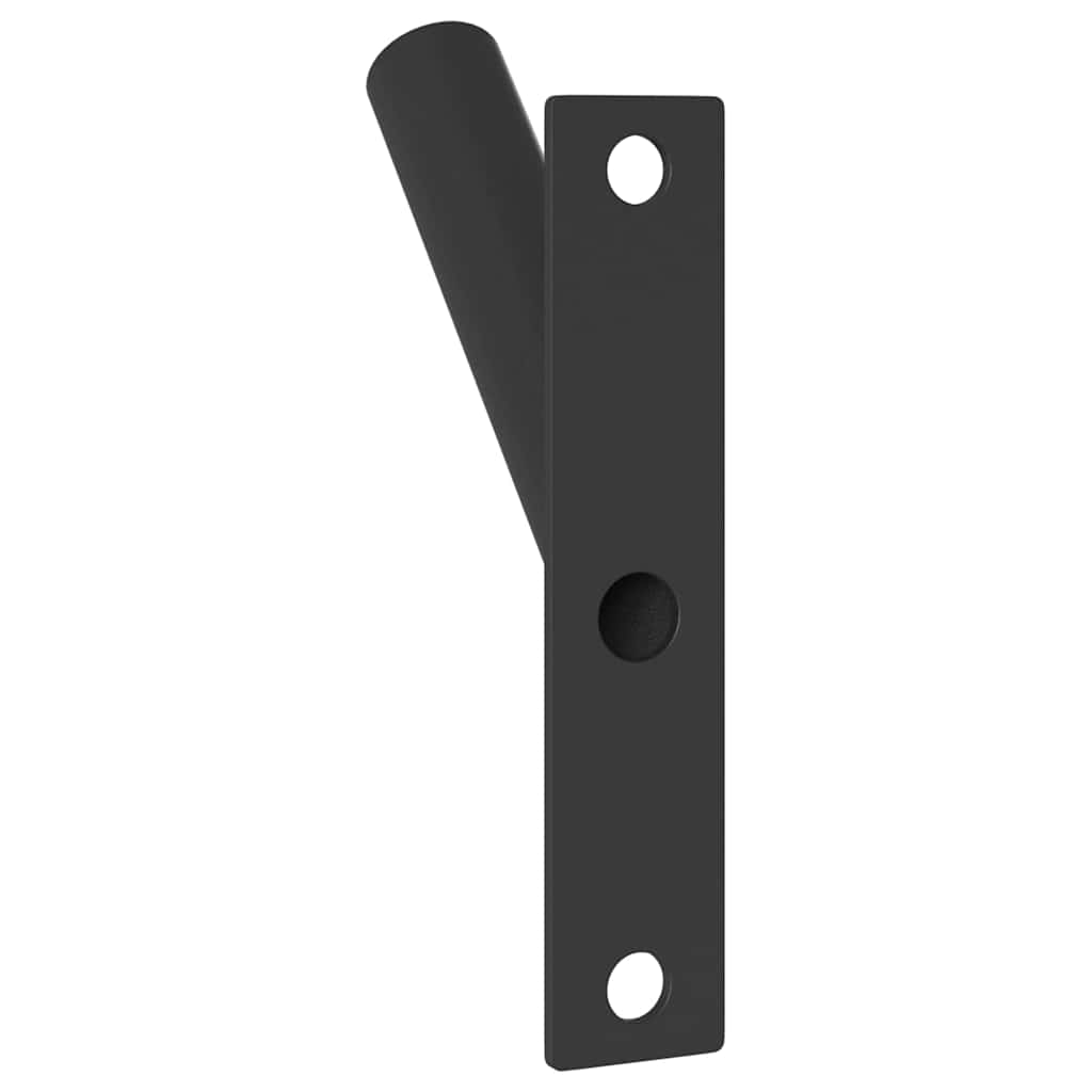 Flagpole Holder Black 15 X 3 X 0.35 Cm Steel