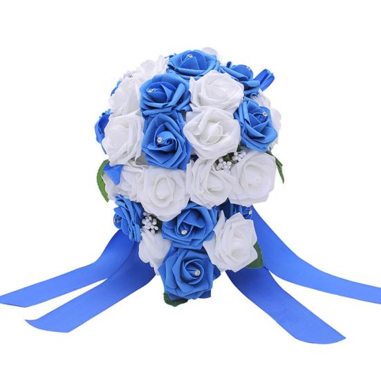 1 kytice drahokamu umělá růže květinová zahrada svatební scéna party dekorace