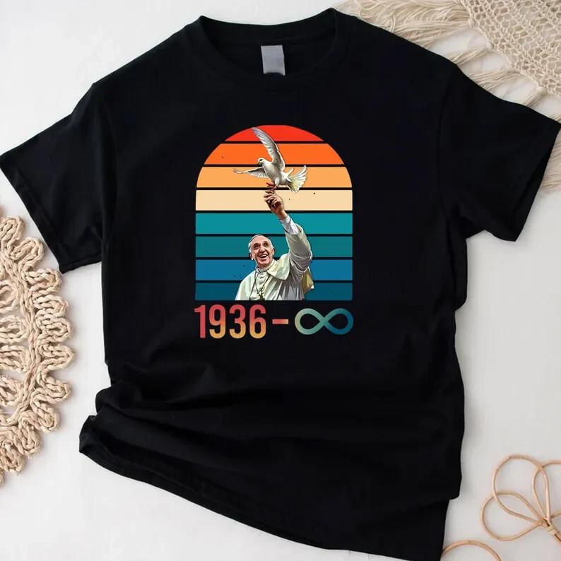 Pope Francis 1936 ft T-Shirt Cotton Classic Unisex S-5XL M379 Unisex T-Shirt XXXXL