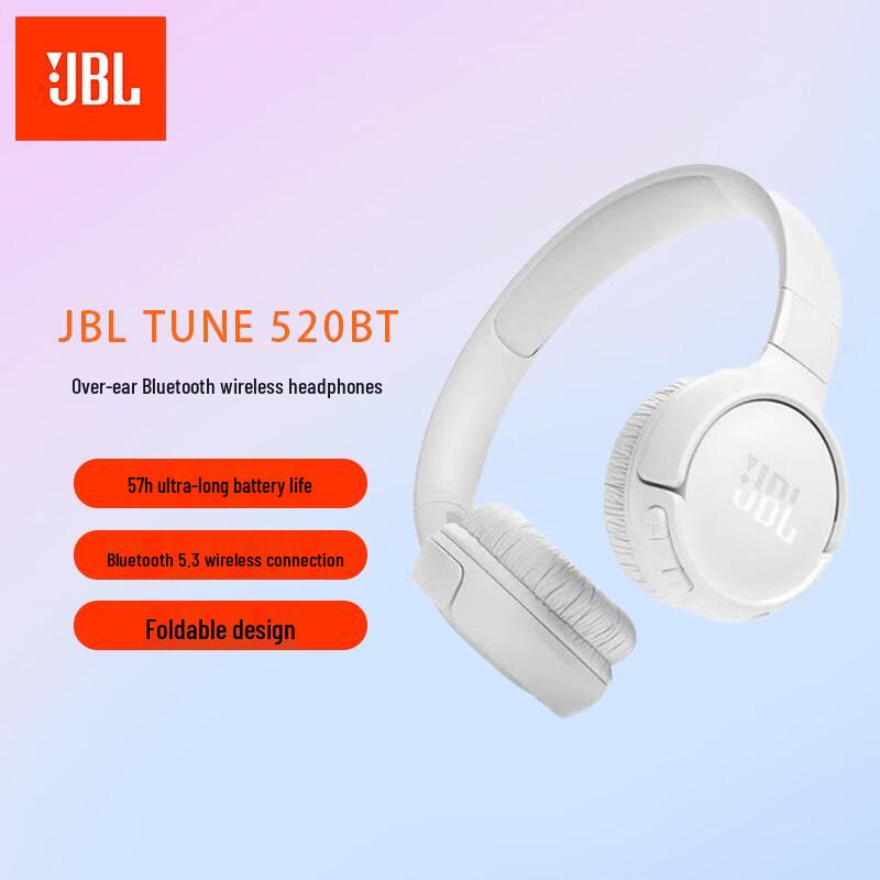 

JBL TUNE 520BT Wireless On-Ear Bluetooth Headphones