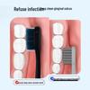 Premium Wide-Head Soft Bristle Toothbrush with High-Density Bristles for Adults