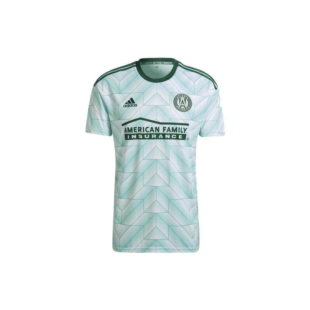 Adidas SS23 Logo Print Striped Short Sleeve T-Shirt Men Tops Green H45466