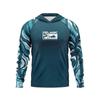 Sweat à capuche de pêche à manches longues pour homme à séchage rapide et protection UV pour activités estivales en plein air Style maillot de cyclisme