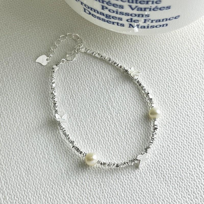 Butterfly Pearl Bracelet - Stylish, Versatile, Trendy, Elegant Jewelry for Women