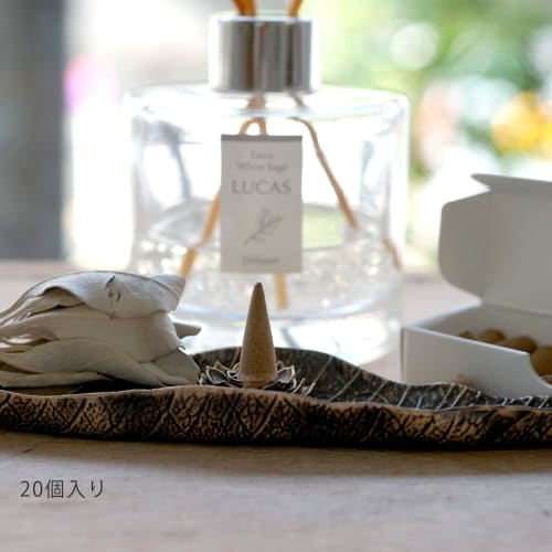 LUCAS White Sage Purifying Incense (White Sage Cone)