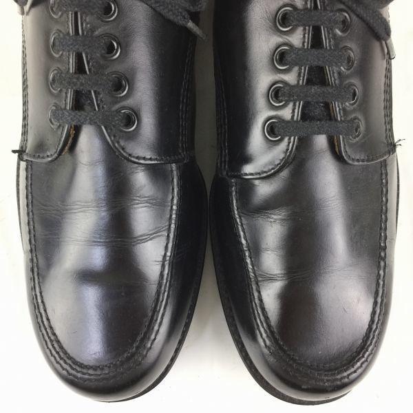 U.S. Navy Vintage J.F. McELWAIN Civilian Service Shoes Black size 10D 27.5-28.0 Men's(USED)