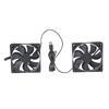 12cm USB Powered Double Cooling Fan 5V for Electronics and Pet Houses with Oil Bearing 1400RPM