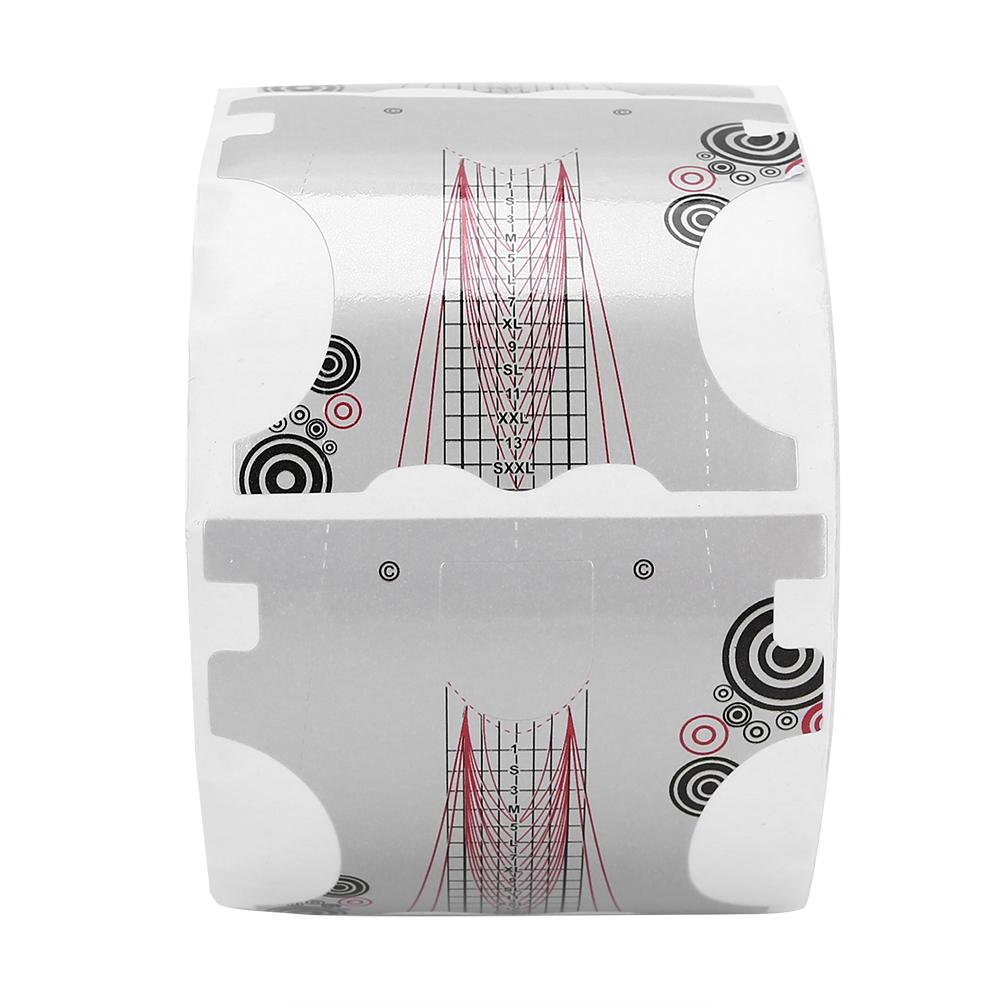 

500pcs Nail Extension Sticker Self Adhesive Nail Art Form Decoration Acrylic Nail Art Tool