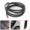 1Pcs Car 2M Black U Shape Strip Door Bumper Grill Interior Exterior Scratch Protector Edge Guard Rubber Strip