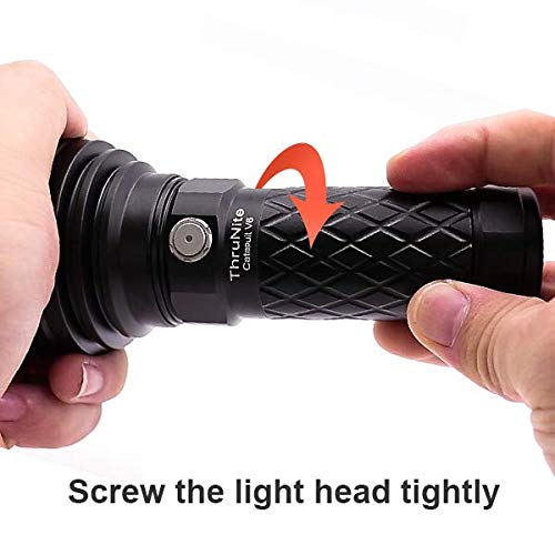 ThruNite Catapult V6 (Upgraded) Flashlight, SST70 LED, Type-C Rechargeable Handheld Flashlight, Mini Trolley, Maximum Brightness 120,000cd/Maximum Bri
