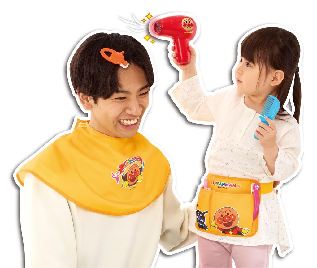 AGATSUMA Talking Anpanman and the Shop Set 3 and Scissors (Ages Up)