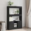 Vidaxl Sideboard, Black, 92X33X140 Cm, Wood-Based Material