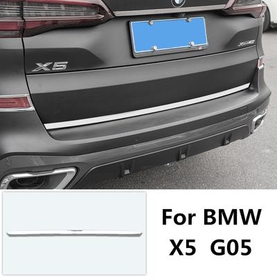 Auto styling achterklep sierstrip roestvrij staal exterieur aangepast voor BMW X5 G05 carrosserie kofferbak glanzende strip decoratie