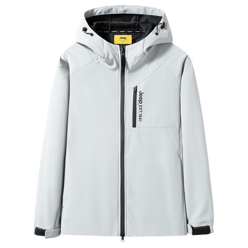 JEEP Men s Fleece-Lined Winter Hooded Jacket M