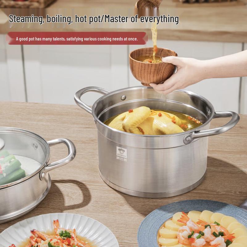 KOBACH Multifunktions-Dampfkochtopf aus 304 Edelstahl