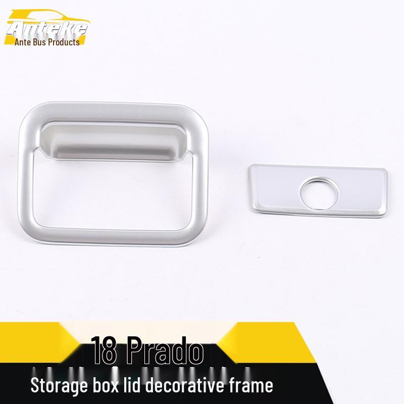 18 Prado Glove Box Handle Frame Sticker Decorative Cover