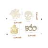20PCS Handmade Wood Hanging Halloweens Decorations Easy Assembly Holiday Craft Project for Kids Adults