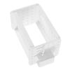 Double Layer Desktop Storage Rack Plastic Makeup Shelf Foldable Office Stationery Organizer