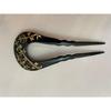 Used Japanese Accessories, Hair Ornaments, Hairpins, Black Lacquer, Kyoto Makie, Miyabi