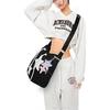 Y2k Stars Corduroy Tote Hobo Bag Crossbody Messenger Bag Casual Handbags for Women Girls